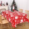 Christmas Tablecloth Merry Christmas Decorations for Home 2025 Xmas Ornaments Decor Navidad Natal Kerst Happy New Year Gift 2025