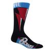 David Bowie Unisex Adult Red Flash Crew Socks