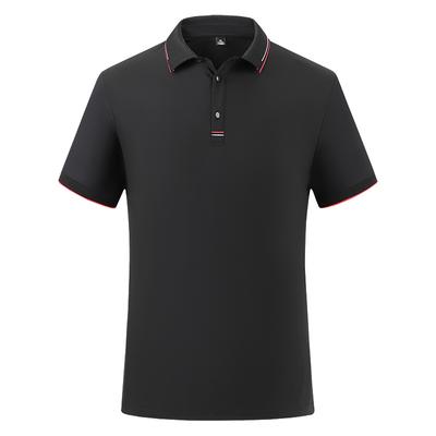 Eisseide Sommer Kurzarm Slim Fit Poloshirt Herren Basic-Shirt
