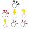 Novelty Prank Exclamation Mark Headpiece Prom Birthday Hairbands Fun Headwear Eye-catching Goof Hair Headwear