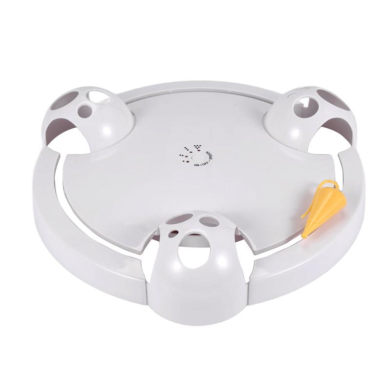 

M-Modern-Pounce Cat , Interactive Automatic Adjustable Electronic Battery Operated білий