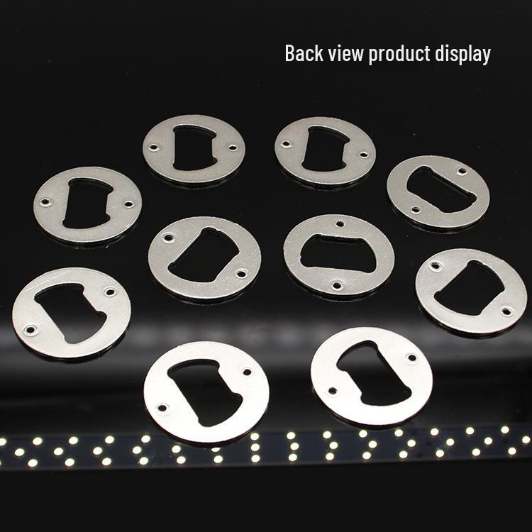 Zinc-Plated Iron Wall-Mounted Bottle Opener with Hardware Accessories