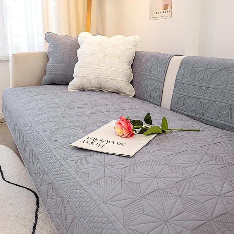 

Вышитая геометрическая ткань Simplicity Чехол для дивана Modern Диванная подушка Four Seasons Универсальная однотонная диванная подушка из хлопка 70x70