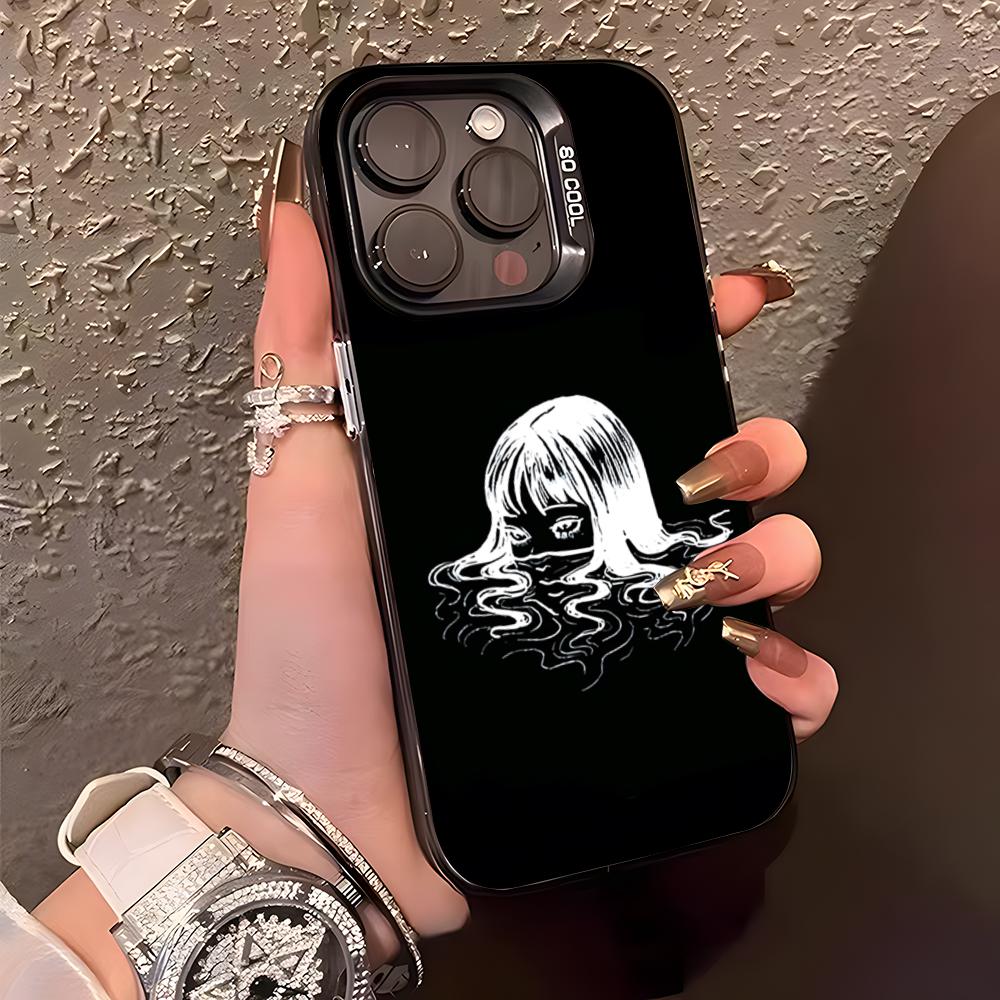 I-Ito J-Junji T-Tomie Phone Case For IPhone17 Air 16 15 14 Plus 13 12 11 Pro XS Max Silver Black Bumper Case