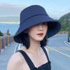 Summer Pure Cotton High-quality Large-brimmed Fisherman's Hat for Women Covering The Face Protecting Against Ultraviolet Rays, Sun Hat with Wide Brim