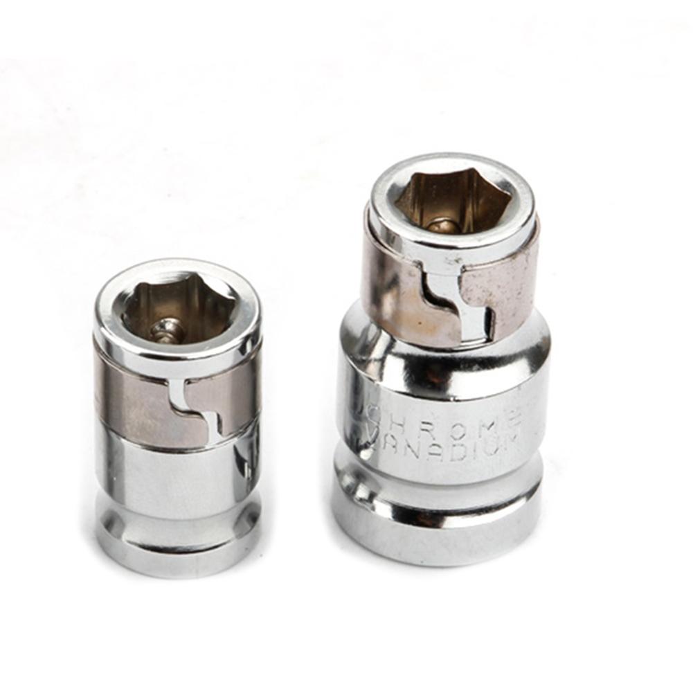 Practical Useful Socket Adapters 10mm Hexagon 2pcs 3/8" 1/2" Drive High Carbon Steel Holders Kit Screwdriver Bit Tool
