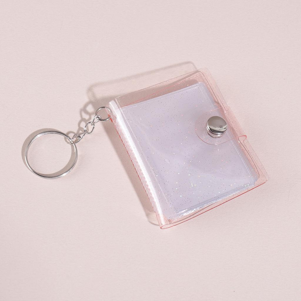 1-2 inch mini photo album binder, keychain style, pocket photo album binder, portable photo card holder, a gift for friends