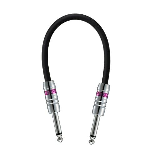 Providence LE501 30cm Patch Cable with S/S Plug (Straight/Straight), Black