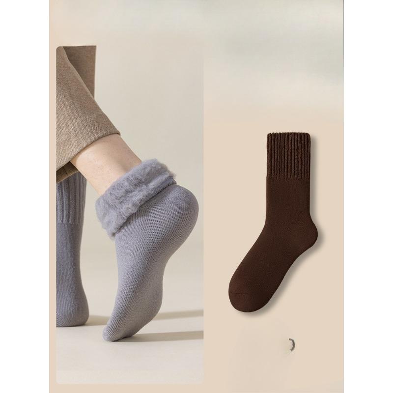 

Мужские осенне-зимние бархатные толстые теплые влагоотводящие дышащие носки-гольфы 1 pair верблюд