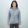 Women's Autumn and Winter 90 Down Light Duck Down Jacket with Hood Simple Jacket