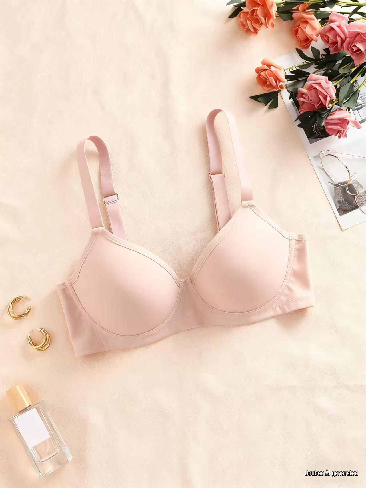 Бесшовный многоцветный бюстгальтер с косточками для женщин - Удобная, гладкая посадка 32C