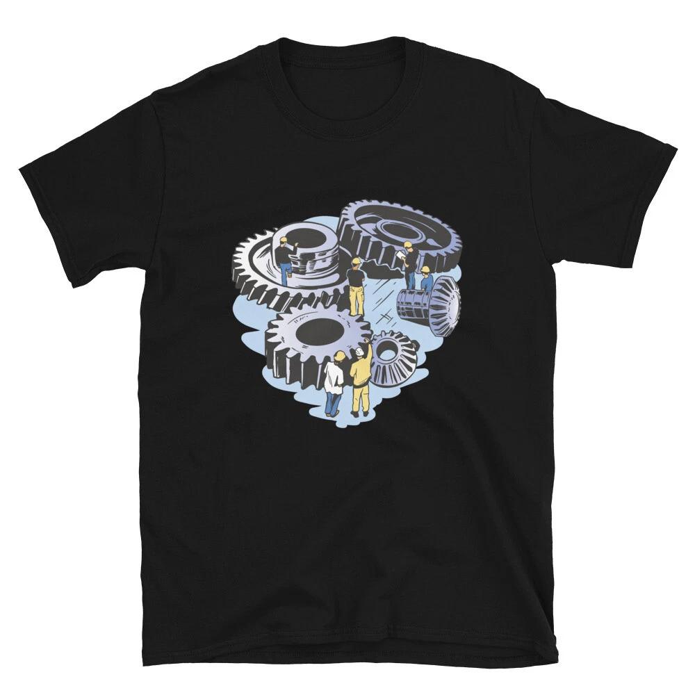 Mechanical Engineering Gears T-Shirt 2XL