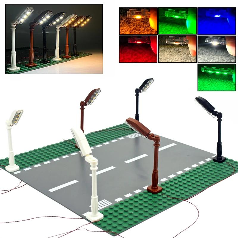 1 Pcs DIY 0.8mm Pin 1x1 1x4 1x2 LED Remote Control Building Block Flash Lamp City Light Lightsaber Spotlight Candle Lamp Bricks