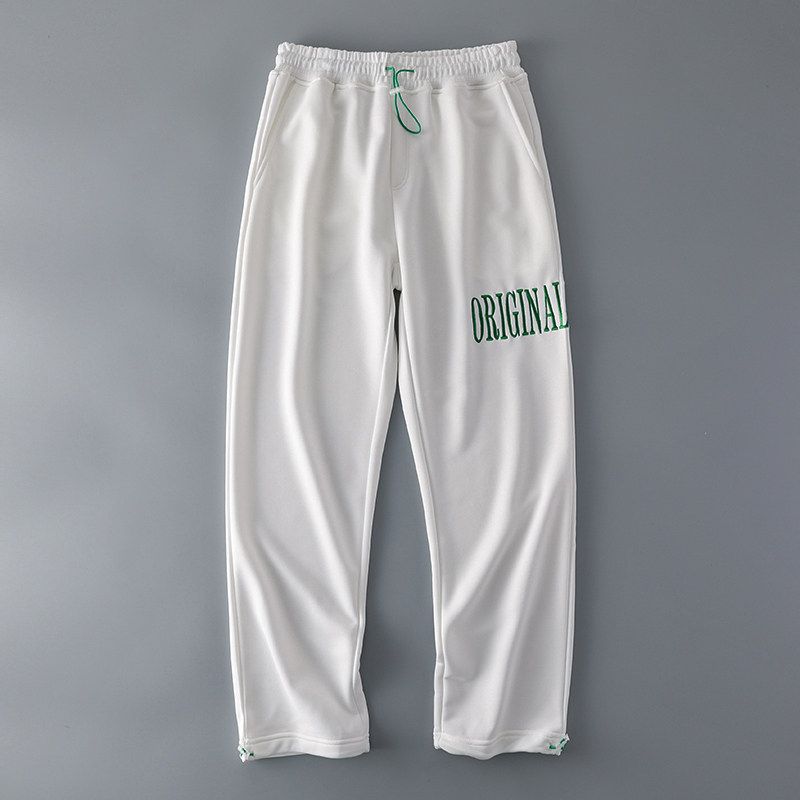 Heavy American Style Straight Casual Foreign Trade Original Tail Pants White 2XL