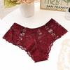 12 Color Women's Panties Underwear Sexy Hollow Middle Waist Briefs Lace Flower Breathable Underpants Europe Plus Size Lingerie