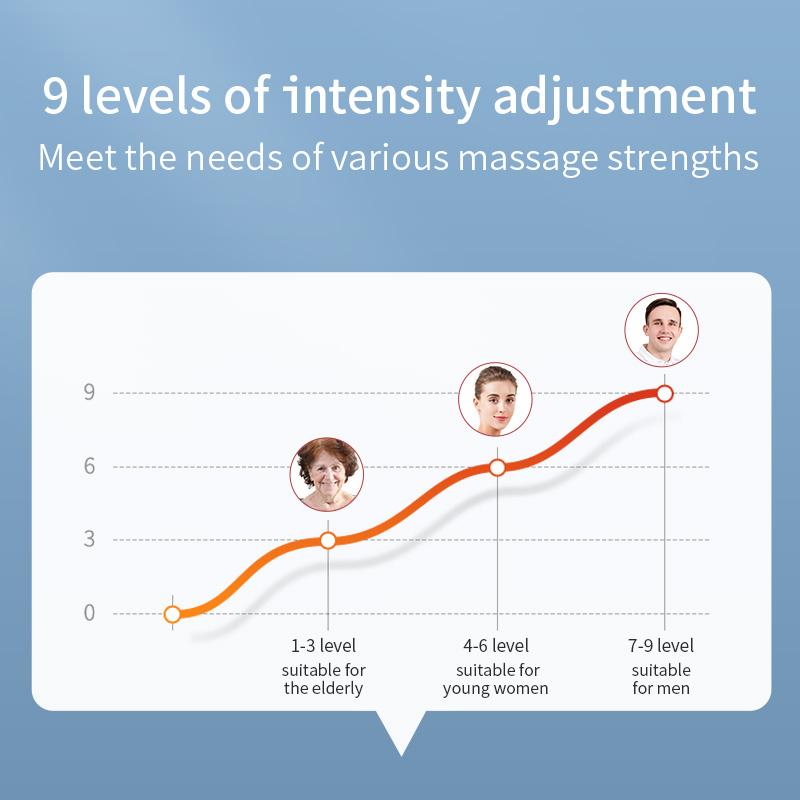 Electric Massage Mattress Kneading Vibrating Heating Lumbar Neck Back Relaxation Home Office Health Care