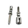 1 Pezzo 3mm 4mm Morsetto per Corda Angoli a 90 Gradi Acciaio Inossidabile 316 Sistemi a Rete per Corda Metallica Clip a Croce per Parete Verde con Vite