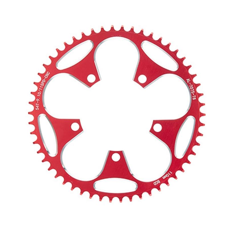 110BCD/130BCD Narrow Wide Chainring Aluminum Alloy Mountain Bicycles 5 Screws Round Chainring Direct Mounted Chainring