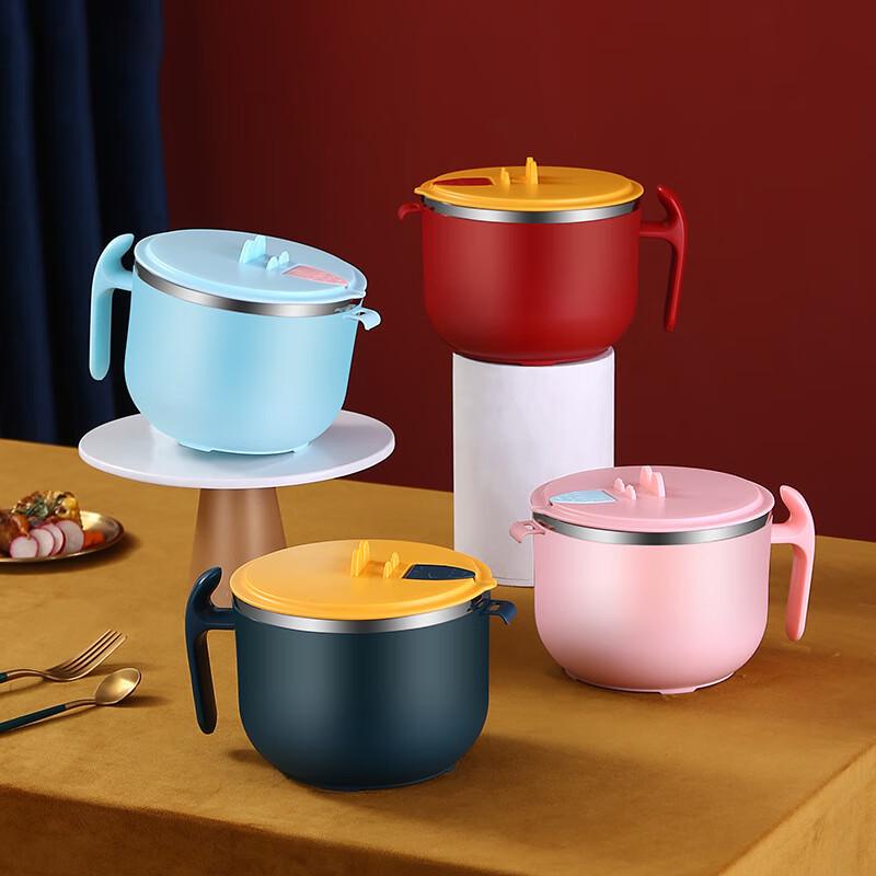 304 Stainless Steel Insulated Instant Noodle & Lunch Bowl