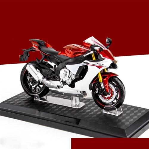 1:12 Scale Yamaha YZF-R1 Alloy Diecast Motorcycle Model Car Gift (Red)