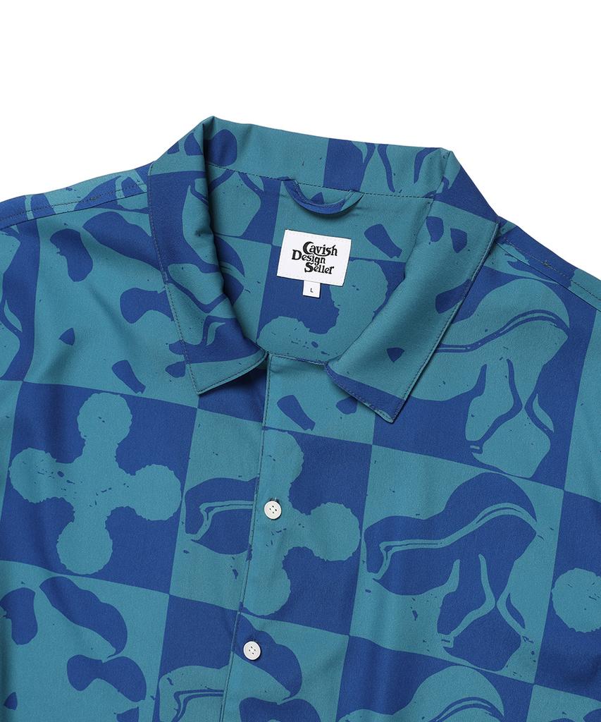 CAVISH Cadejo Printed Half Sleeve Shirt Blue(Cv2Dmuw323B)
