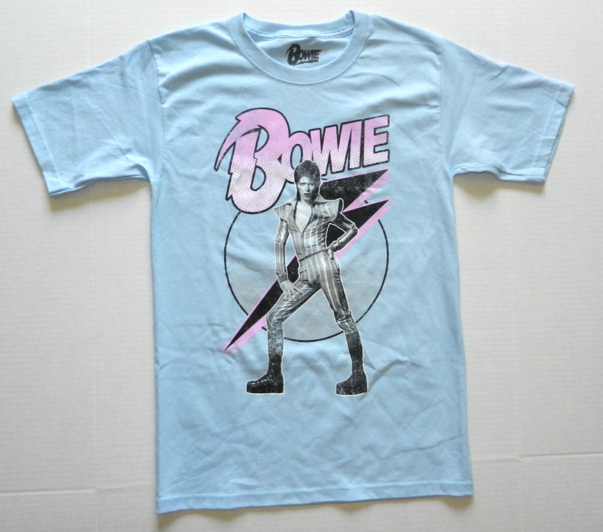 

26 David Bowie Neon Spark & Stars Tee - Blue Shirt Unisex T-Shirt XXXXL