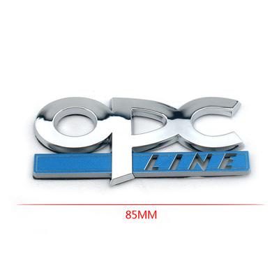 3D Chrome OPC Line Auto Emblem Badge Car Sticker Decal for Astra Zafira WE1 - Vehicle Identification And Decoration