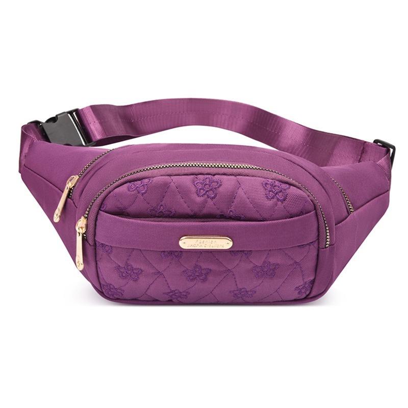 Dames Heuptas Oxford Stof Waterdicht Riemtassen Designer Crossbody Borsttas Vrouwelijke Mode Heuptas Banaan Heuptas pink