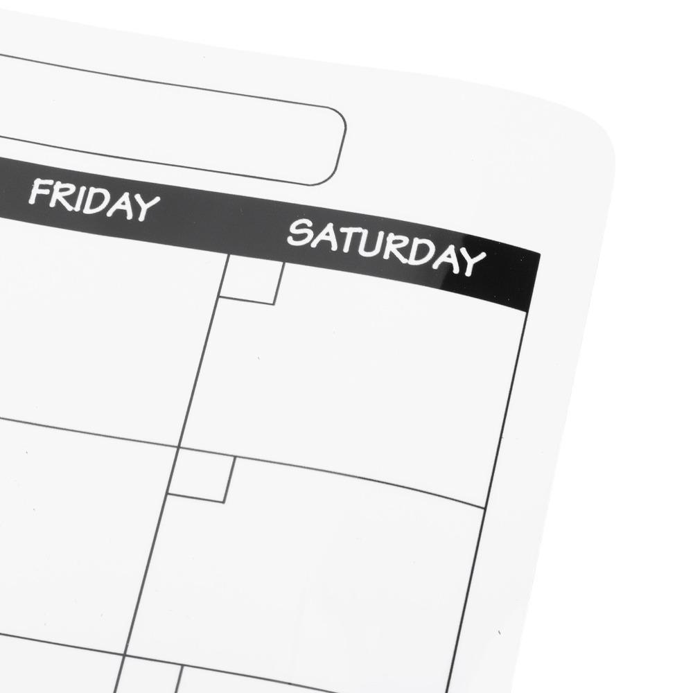 Peel and Stick Dry Erase Calendar PET Material Whiteboard Calendar Fridge Calendar Wall Mount