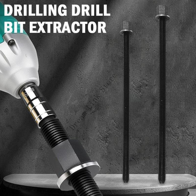 Q1FD Heavy Duty Professional Drill Bit Remover Extraction Tool For Stuck Diamantine Bits In Masonry Reverse Action 40cm