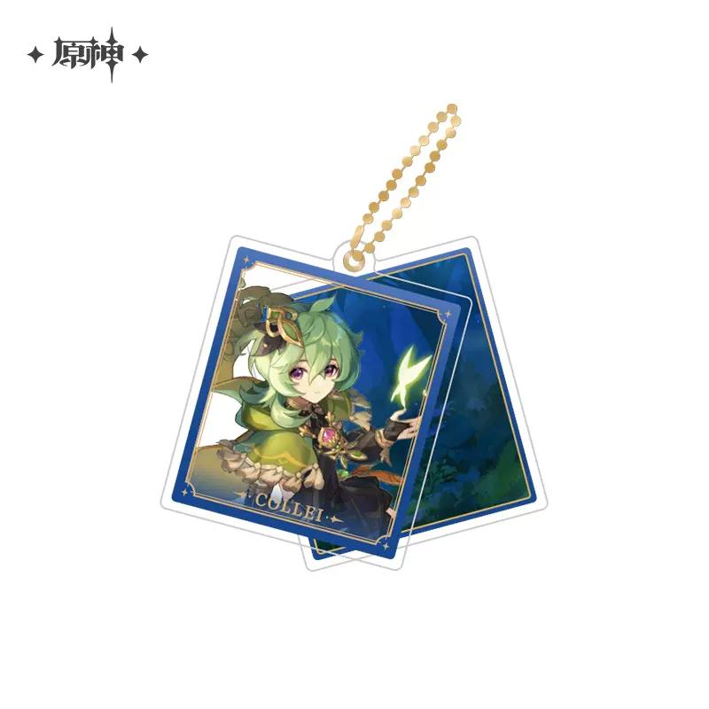 Sunsyea Genshin Impact Official Merch miHoYo Original Theme Series Keychain Vol.3 Alhaitham Kaveh Furina Wanderer Navia