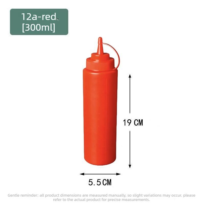 Plastic Squeeze Sauce Bottle Kitchen Commercial Salad Dressing Squeezer Home Use