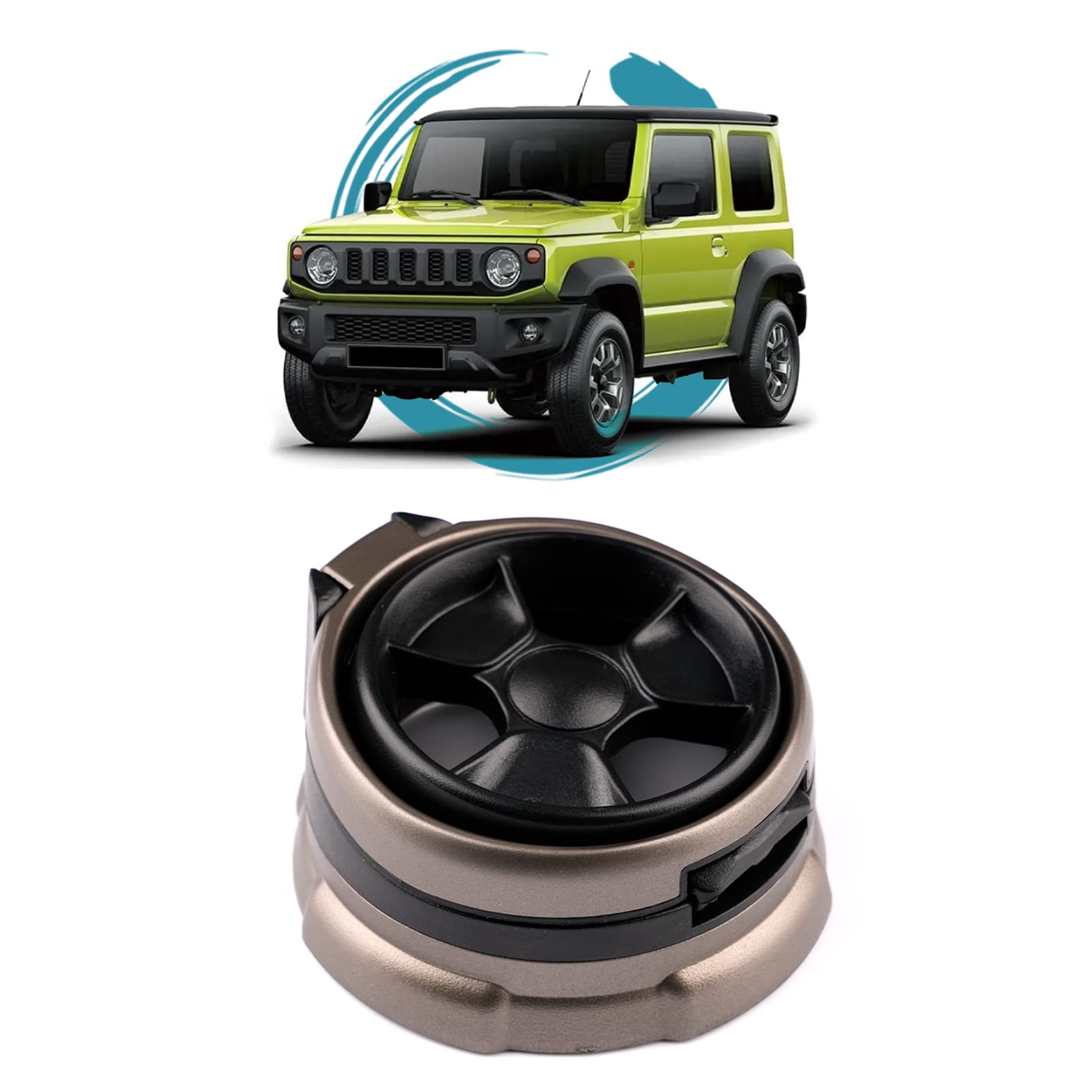 

Ruiya Подстаканник для Suzuki Jimny JB74, держатель для напитков в воздуховоде, без Set of 1 золотой