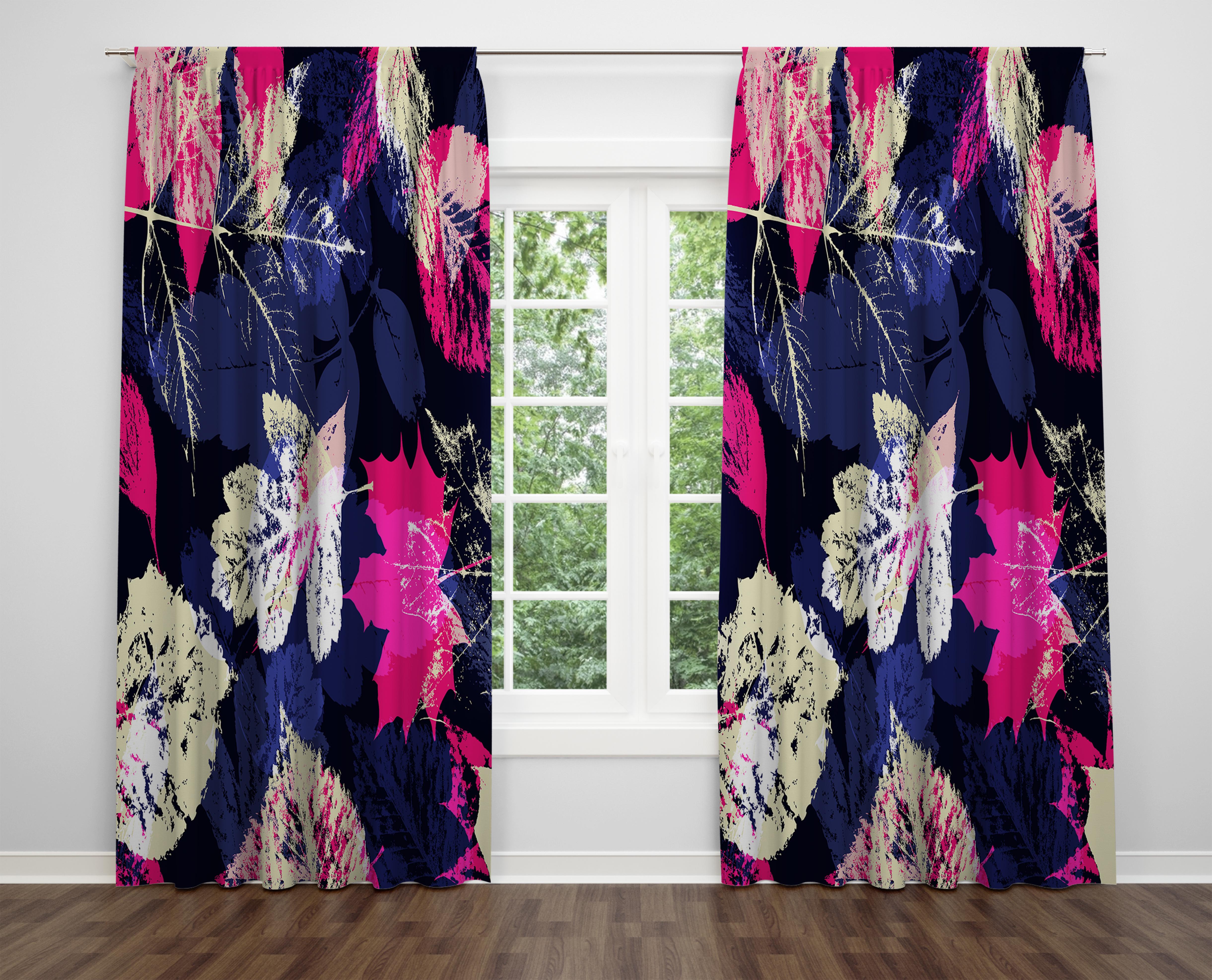 

Декоративний дизайн, високоякісна бавовняна тканина, ви можете вибрати одну або подвійну фіранку з крила 1 piece різнокольоровий