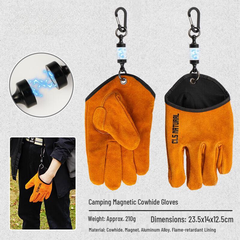 ZISIZ Outdoor Heat-Resistant BBQ & Camping Gloves
