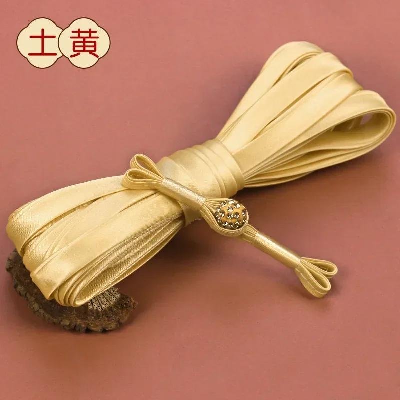 5 Paia Bottoni Nodo Cinese in Tessuto Fatti a Mano Chiusura per Cheongsam Abito Tang Bottoni a Strisce Retrò per Collo Decorativi
