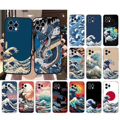 Fantastica Cover per Telefono Onda Blu Oceano Per iPhone Samsung Galaxy Redmi Xiaomi Oppo OnePlus Note S A 7 8 9 10 11 12 13 14 20 21 22 23 53 54 Pro Max Ultra