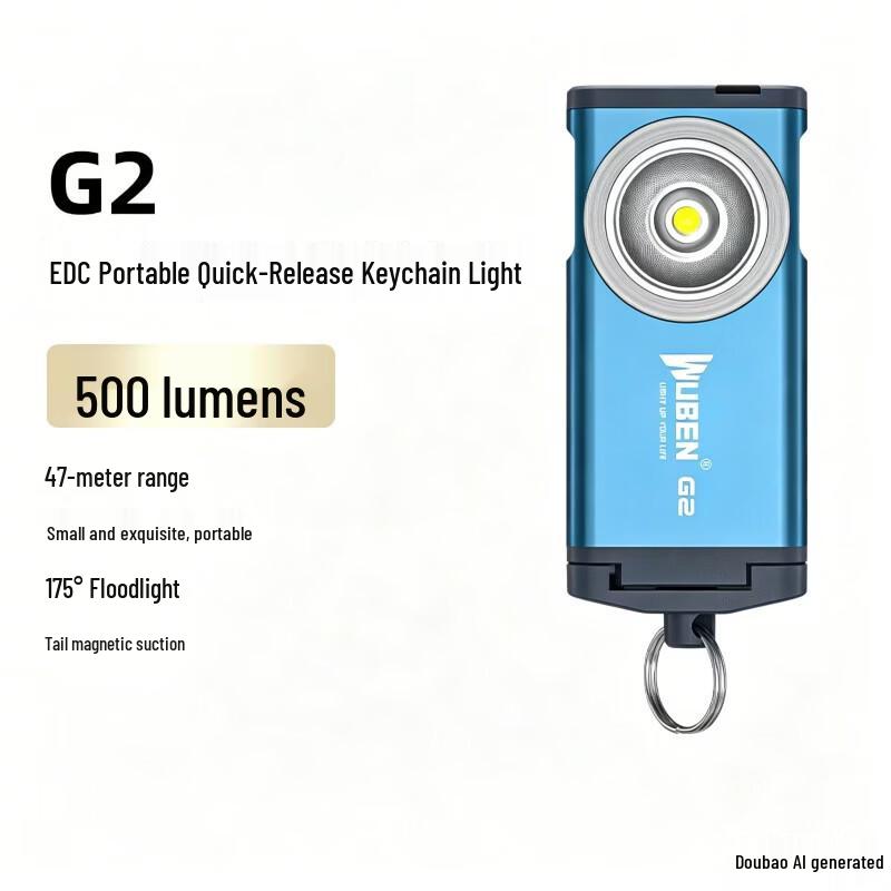 WUBEN Mini EDC Rechargeable Flashlight Keychain