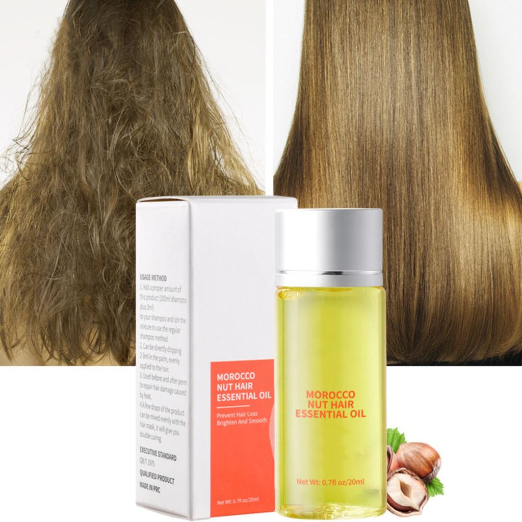 Nut Hair Care Oil Softens Rough Hair And Split Ends Hair Care Oil 20ML