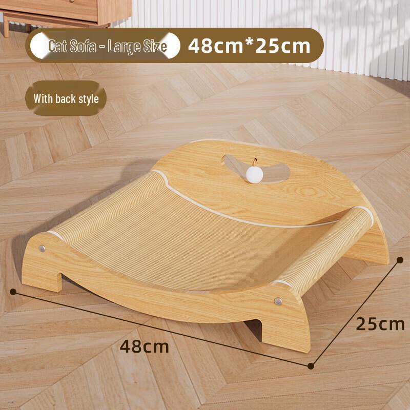 Wear-Resistant Sisal Cat Scratcher & Sleeping Nest