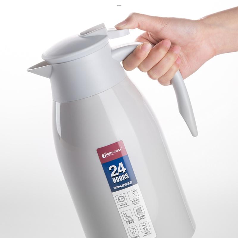 GIANXI Large-capacity Thermos Bottle Glass Liner Heat Insula Boiling Vacuum Bottle Household Portable Thermos Bottle Drinkware