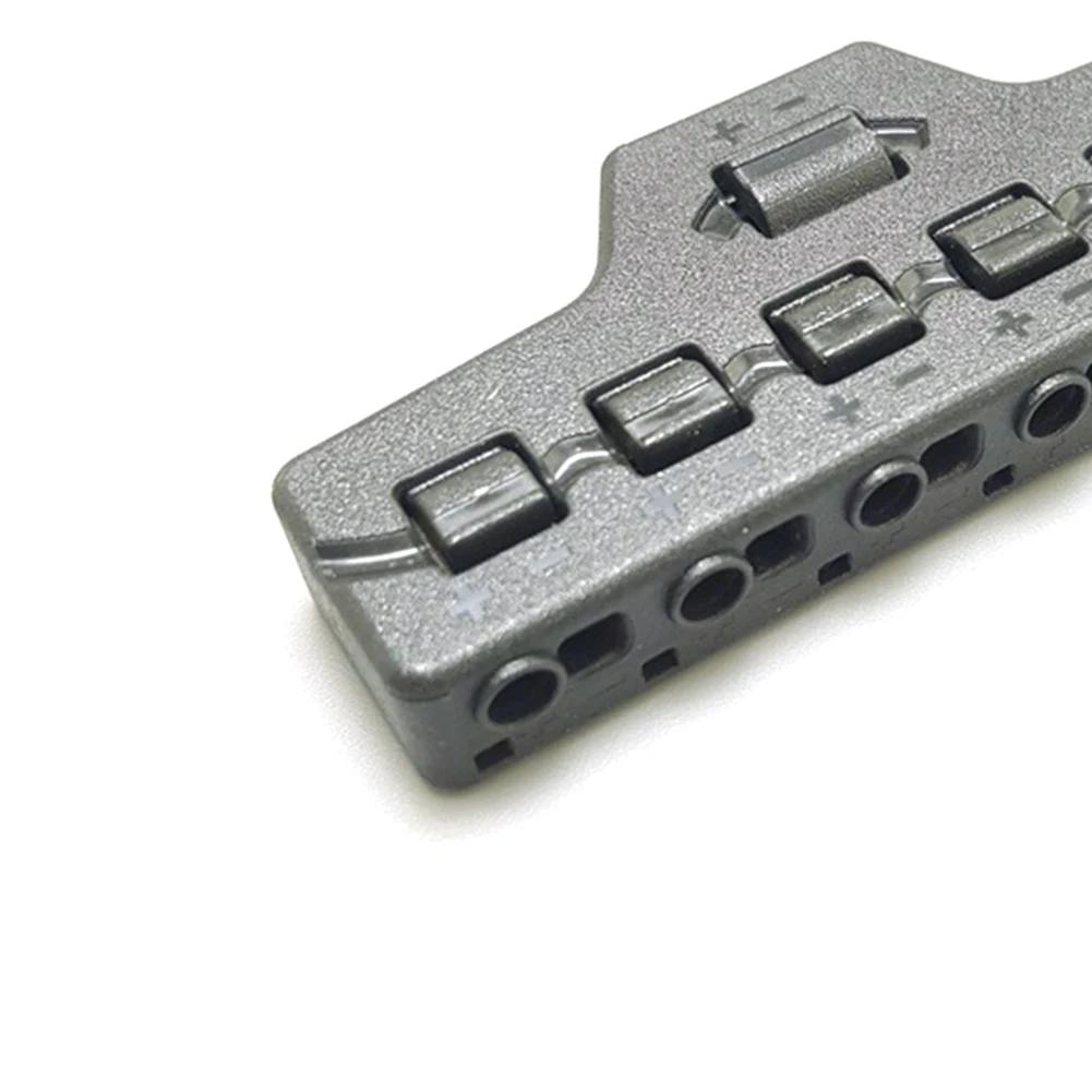Fast Distribution of ABS Wire Connector Push Buckle Led Light Terminal Block Rectangular Shape Splitter Tool