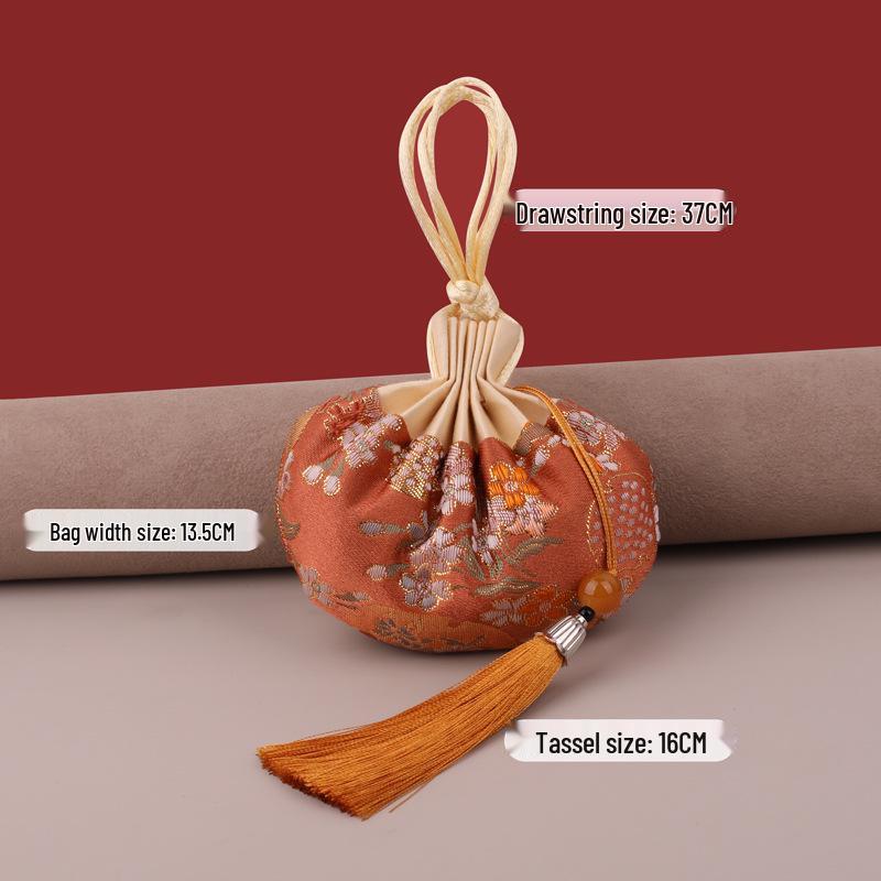 Scented Sachet: Hanging Cotton Linen Bag with Traditional Chinese Medicine Aroma for Bedroom