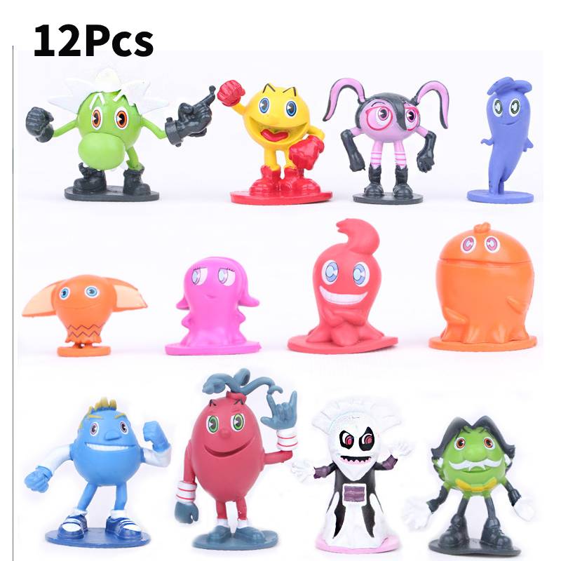 

And Pac Man The Ghostly Adventures Action Figure Model Doll Desktop Decoration