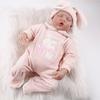 Life Like Twin Doll ClothBody Reborns Doll with Hand Painting Hair Soft Reborns Newborn Baby Doll Kids Sleep Toy 15.7''