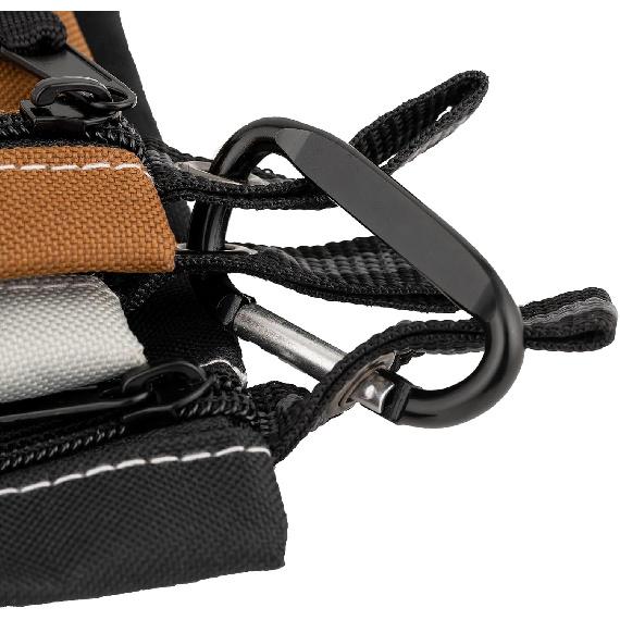 

Bucket Boss 3 Poly Zipper Bags in Brown Grey and Black, 25200