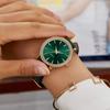 SURVAN Watch Designer Women's Watch, Waterproof, Battery-Operated, Simple, Stylish, Analog, Cute, Luxury, Business Watch, Green