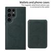 Für Samsung Galaxy S23 Ultra Magnetische Hülle BETOPNICE RFID-Blockierende Leder-Handy-Rückseite mit abnehmbarer Kartentasche
