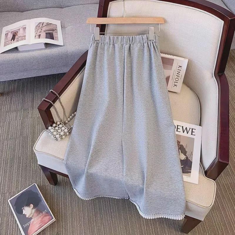 Trendy Korean-Style College Three-Piece Set: Sweatshirt, Shirt, Short Skirt