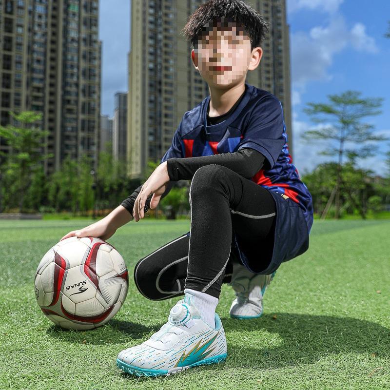 2025 Training New Student Football Shoes Children's Broken Buttons Spring and Autumn Boys Nail Children's Men's and Women's Rotating Price